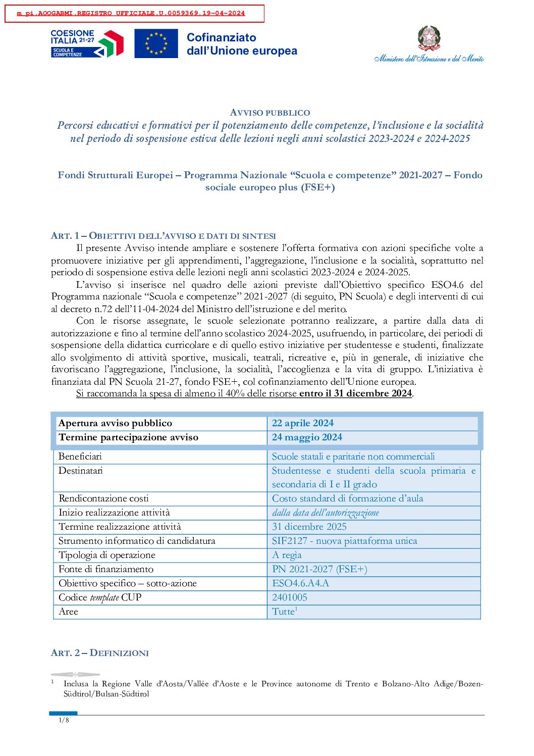 1.m_pi.AOOGABMI.REGISTRO UFFICIALE(U).0059369.19-04-2024