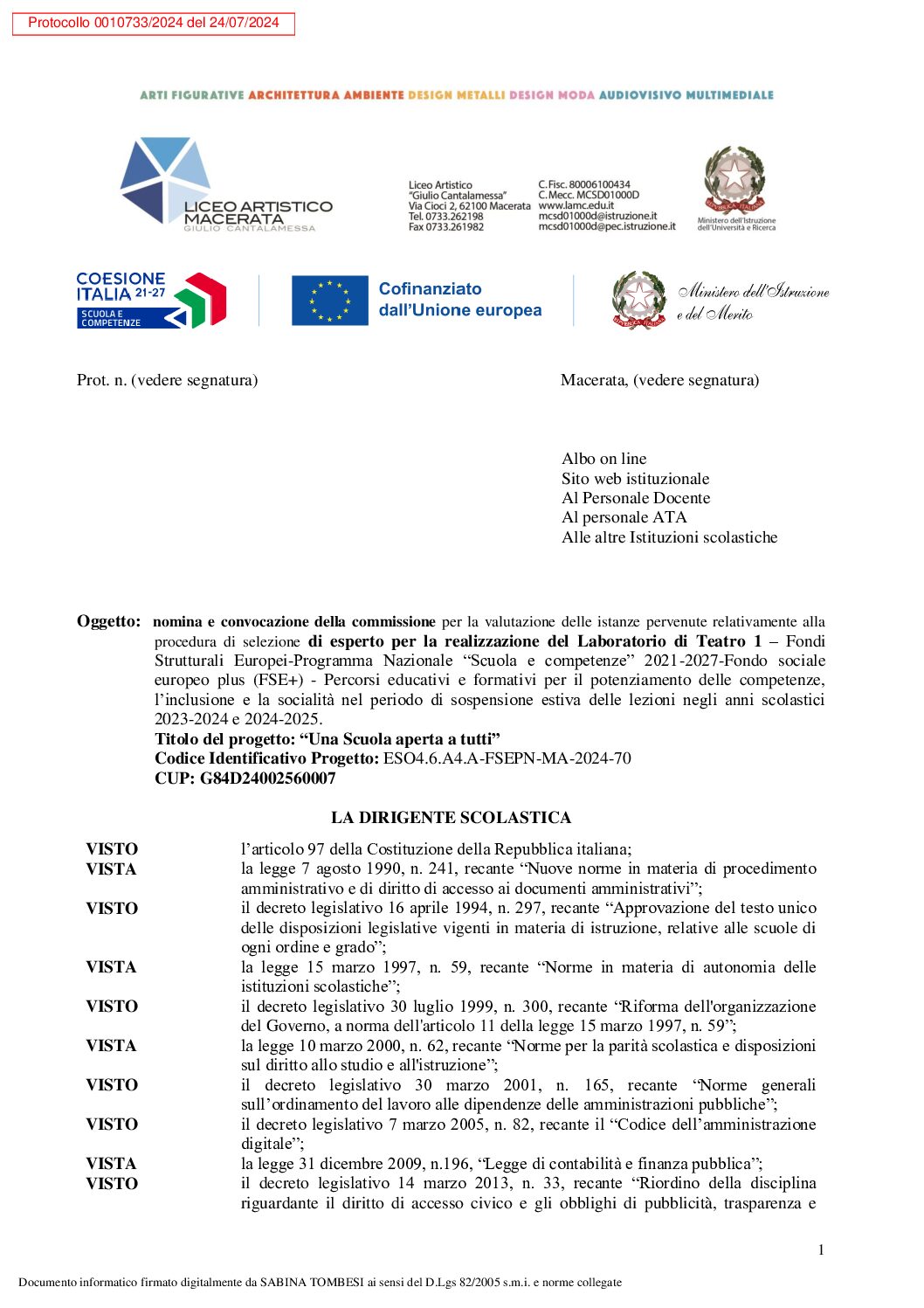 3a. Nomina comm.ne selezione Esperto_Lab._Teatro 1