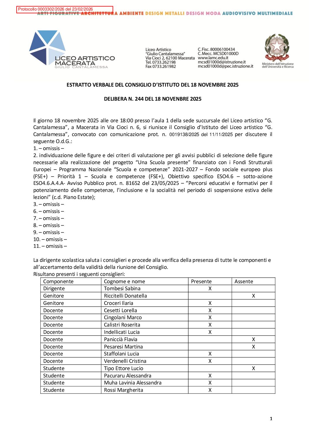 2. DELIBERA COLLEGIO DOCENTI ADESIONE AVVISO PN